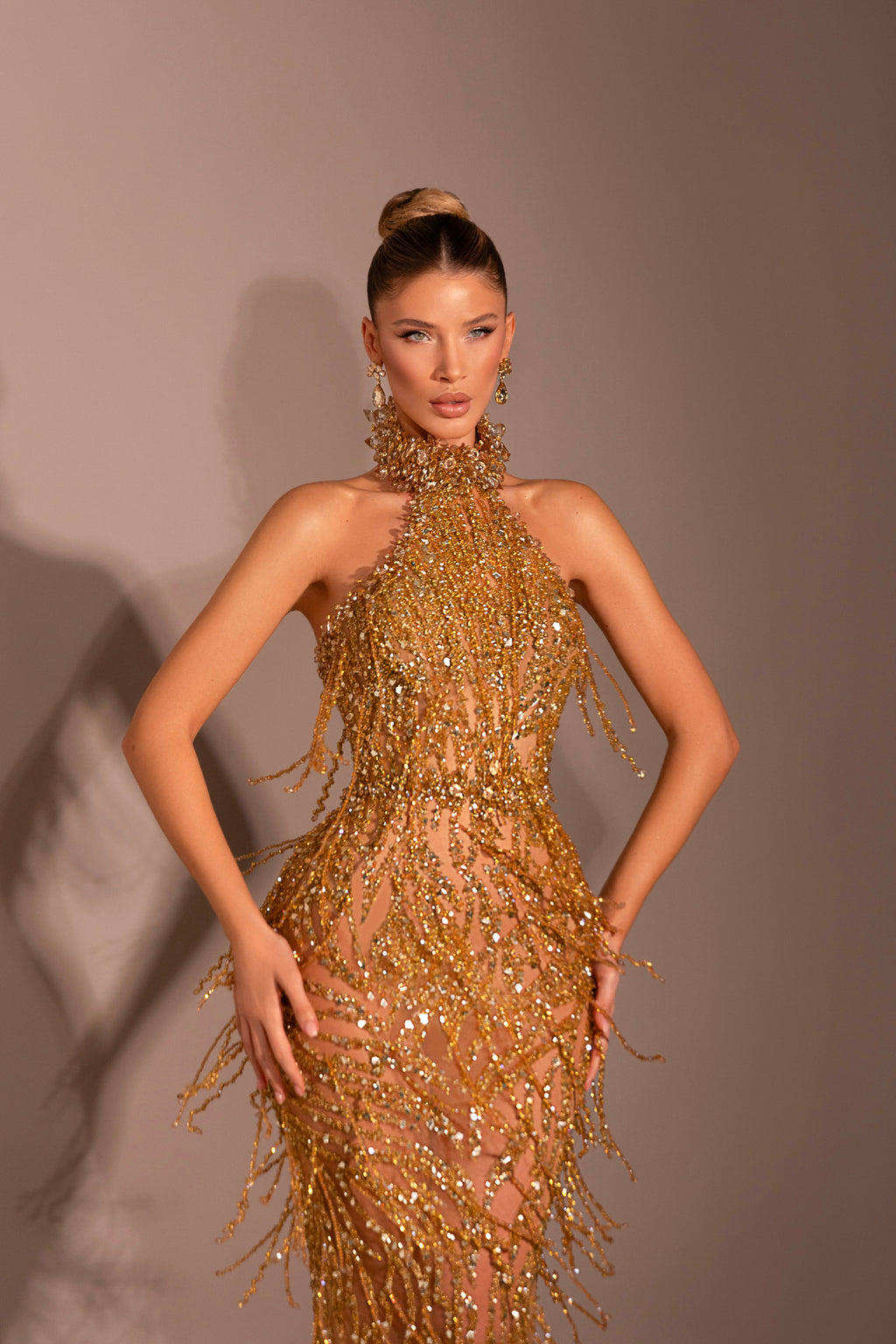 Rent Kosovo Designer Dress - FJOLLA HAXHISMAJLI OFFICIAL “Soleil” Dress