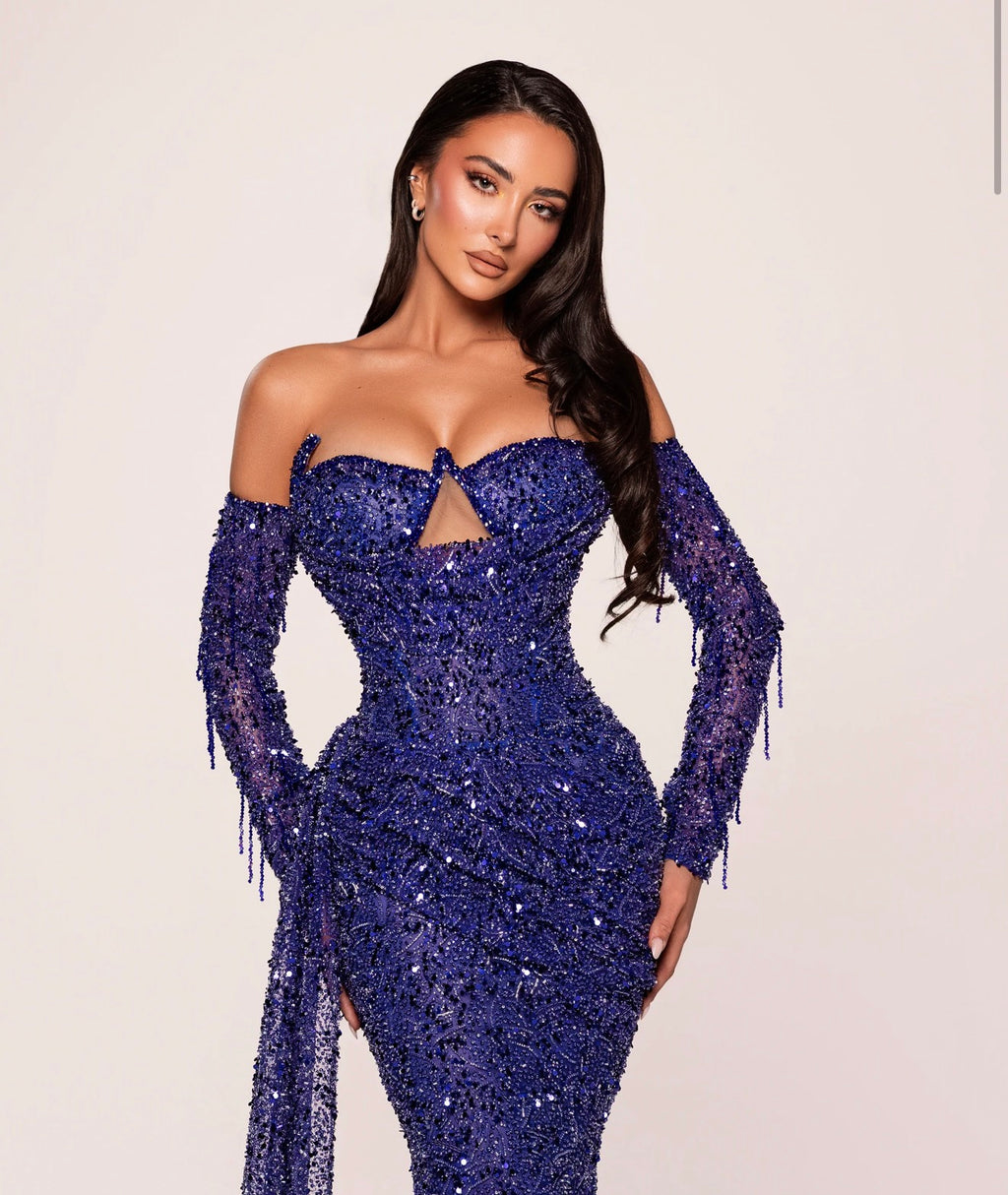 Rent Kosovo Designer Dress - TABJA - Royal Radiance