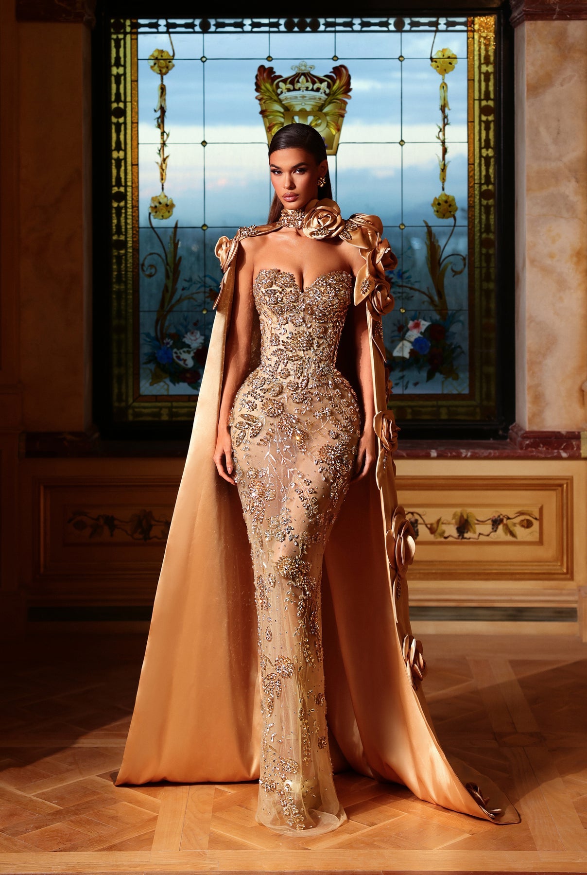 Rent Kosovo Designer Dress - DELPHINE by Vlora&Kaltrina